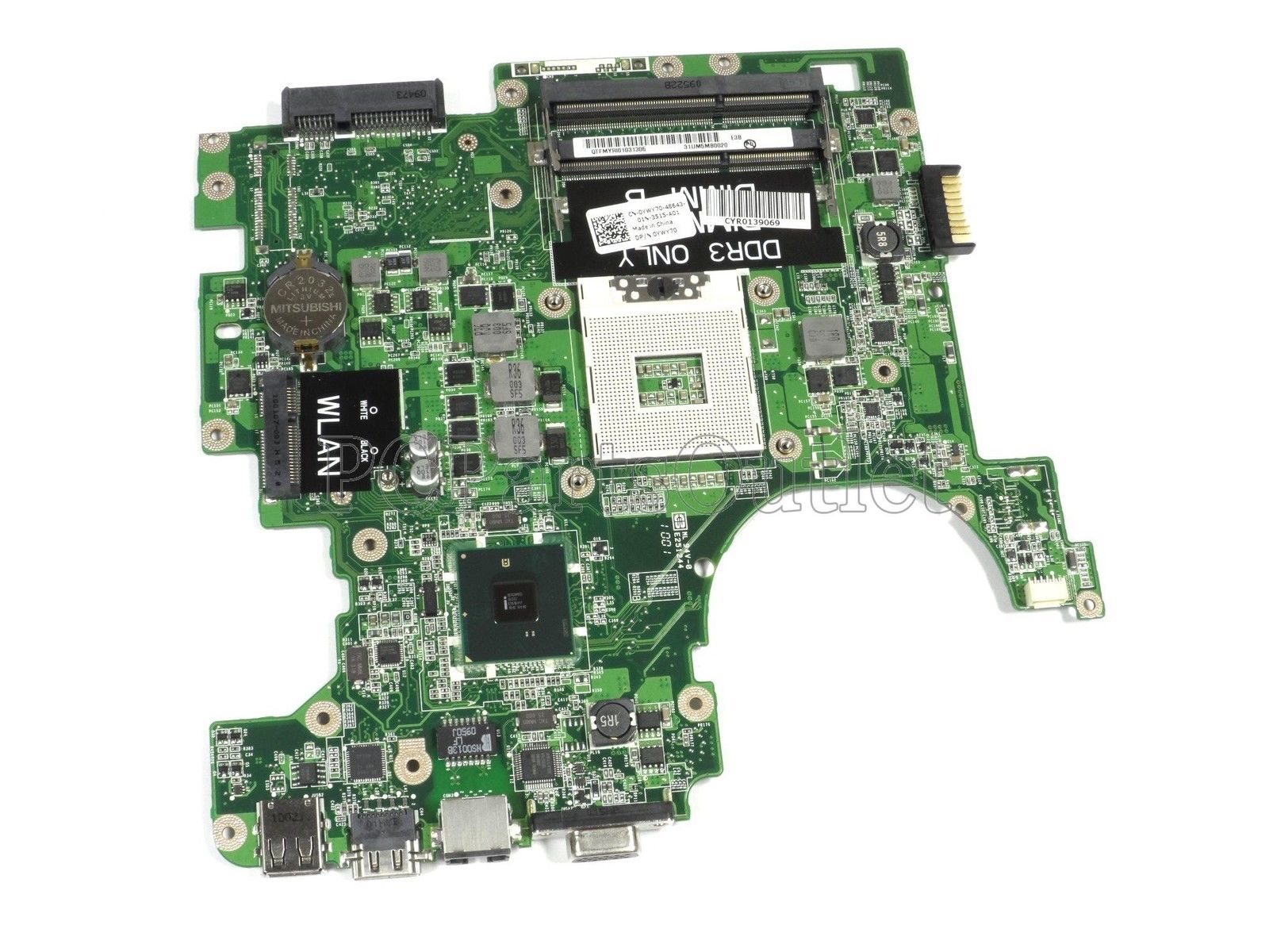 Dell Inspiron 1764 Series Intel i-Core CPU Motherboard 0YWY70 YW